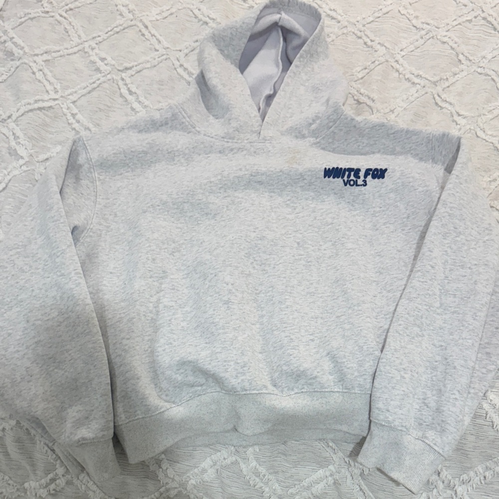 White Fox Boutique Gray Hoodie